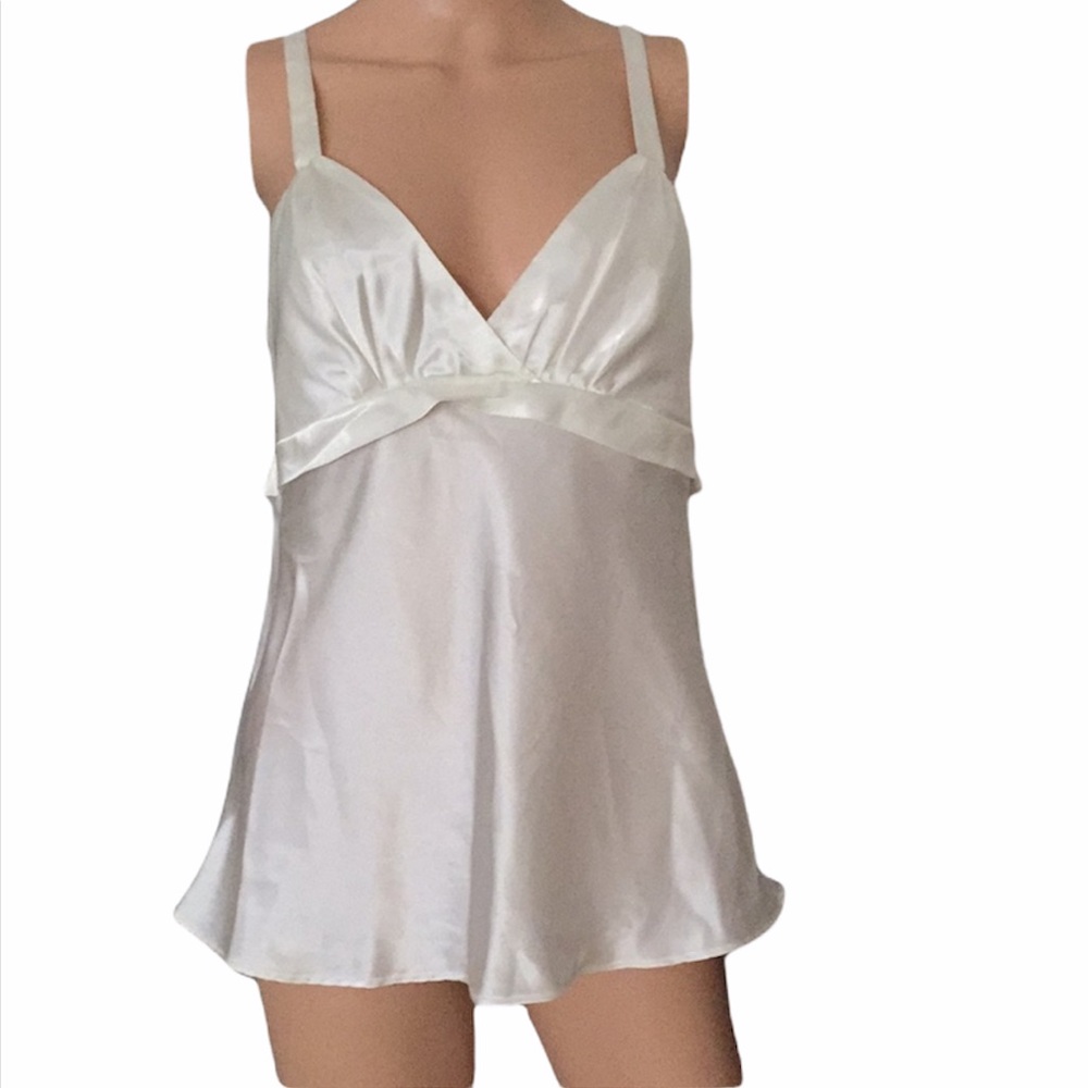 NWOT Flora satin slip dress